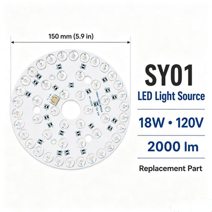 NKPU Replacement LED Light Board for SY01 Ceiling Fan